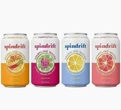 Spindrift Soda Water.