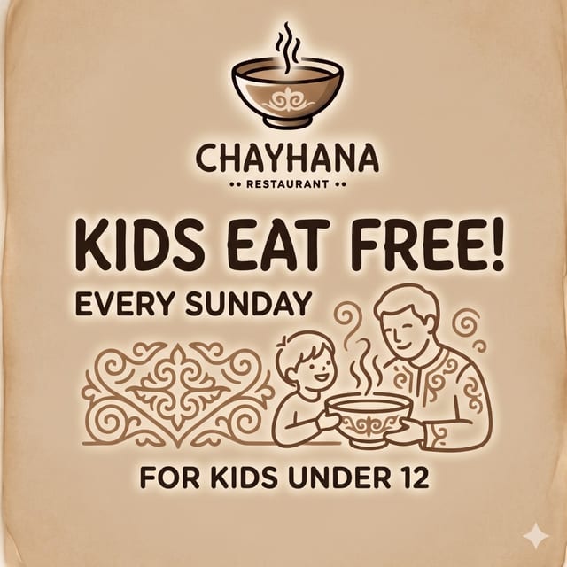 Kids Under 12 Eat Free! 