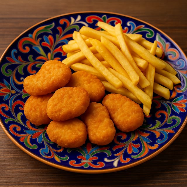 Chicken Nuggets with Fries