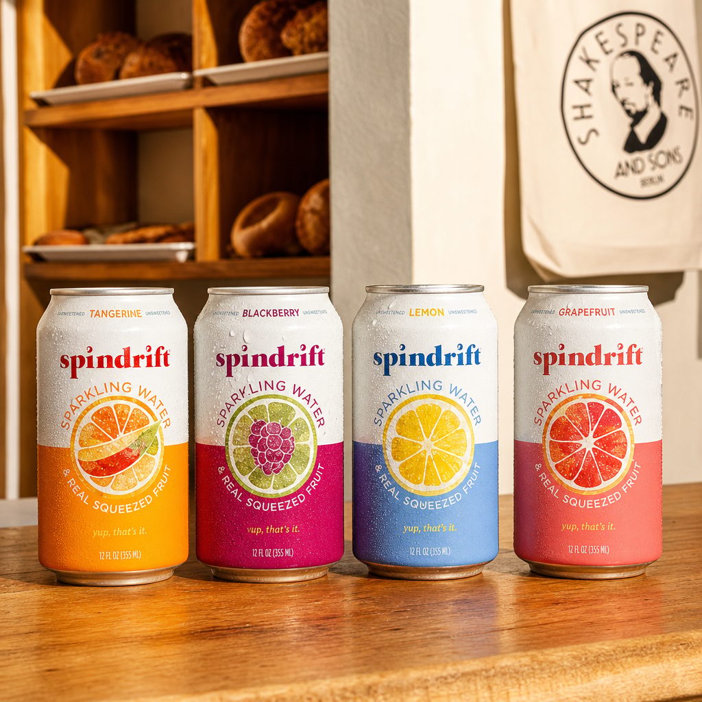Spindrift Soda Water.