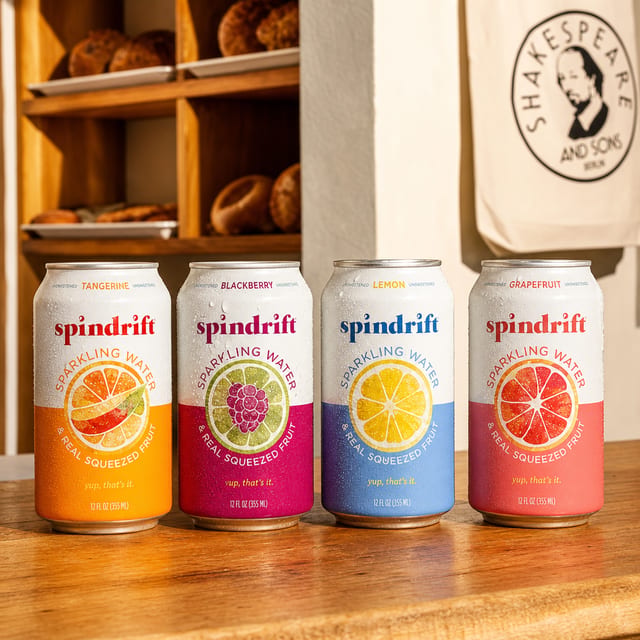 Spindrift Soda Water.